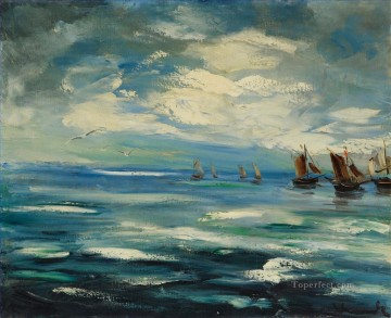 150の主題の芸術作品 Painting - ボート モーリス・ド・ヴラマンクの船